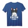 Katzen Papa Katze T-Shirt  Süßes und Lustiges Katzen Design als Geschenk für Katzenliebhaber, Vater, Kinder & Freunde