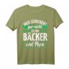 Papa Bäcker T-Shirt mit Lustigem Spruch  Perfekt für Bäcker mit Humor und originelle Backergeschenke