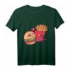 Funny Fast Food - Burger und Pommes T-Shirt für Fans von Junk Food und humorvoller Mode