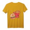 Funny Fast Food - Burger und Pommes T-Shirt für Fans von Junk Food und humorvoller Mode