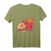 Funny Fast Food - Burger und Pommes T-Shirt für Fans von Junk Food und humorvoller Mode