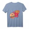 Funny Fast Food - Burger und Pommes T-Shirt für Fans von Junk Food und humorvoller Mode