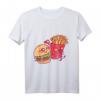 Funny Fast Food - Burger und Pommes T-Shirt für Fans von Junk Food und humorvoller Mode