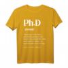 Ph.D PHD Student Definition T-Shirt  Lustiges Abschlussoutfit für Doktoranden, Absolventen & Professoren 2021