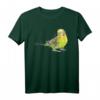 Wellensittich Grün Aquarell Vogel T-Shirt  Buntes Vogelmotiv für Vogelliebhaber, Vogelzüchter & als Geschenk zum Geburtstag oder Weihnachten