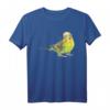 Wellensittich Grün Aquarell Vogel T-Shirt  Buntes Vogelmotiv für Vogelliebhaber, Vogelzüchter & als Geschenk zum Geburtstag oder Weihnachten