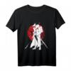 Retro Samurai Krieger T-Shirt mit Schwert - Japanisches Ninja Design für Samurai und Japan Fans, perfekt als Geschenk zu Geburtstag und Weihnachten