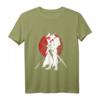 Retro Samurai Krieger T-Shirt mit Schwert - Japanisches Ninja Design für Samurai und Japan Fans, perfekt als Geschenk zu Geburtstag und Weihnachten