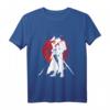 Retro Samurai Krieger T-Shirt mit Schwert - Japanisches Ninja Design für Samurai und Japan Fans, perfekt als Geschenk zu Geburtstag und Weihnachten