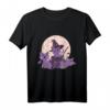 Schaurig süße Hexen Katzen Halloween T-Shirt - Lustiges Mode-Design für Halloween Partys und Katzenliebhaber
