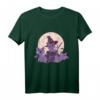 Schaurig süße Hexen Katzen Halloween T-Shirt - Lustiges Mode-Design für Halloween Partys und Katzenliebhaber