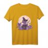 Schaurig süße Hexen Katzen Halloween T-Shirt - Lustiges Mode-Design für Halloween Partys und Katzenliebhaber