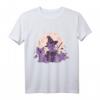Schaurig süße Hexen Katzen Halloween T-Shirt - Lustiges Mode-Design für Halloween Partys und Katzenliebhaber