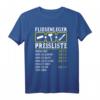 Fliesenleger Preisliste Stundenlohn T-Shirt mit Werkzeugmotiven  Lustiges Handwerker Design für Bodenleger und Bauarbeiter