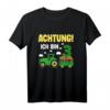 Kinder T-Shirt zum 3. Geburtstag mit Traktor Motiv - Achtung! Ich bin schon 3 Jahre & perfektes Geschenk für kleine Traktorfahrer