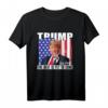 Trump The Best Is Yet To Come USA Flagge T-Shirt  Patriotisches Design für Trump Fans, Wähler & Unterstützer bei den US Wahlen 2020