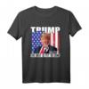 Trump The Best Is Yet To Come USA Flagge T-Shirt  Patriotisches Design für Trump Fans, Wähler & Unterstützer bei den US Wahlen 2020