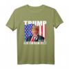Trump The Best Is Yet To Come USA Flagge T-Shirt  Patriotisches Design für Trump Fans, Wähler & Unterstützer bei den US Wahlen 2020