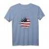 Amerikanisches Flagge USA T-Shirt im Splash-Design  Perfektes Souvenir & Geschenk für USA-Reisende, Austauschschüler & Fans