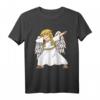 Christkind und Weihnachtsmann T-Shirt  Festliches Geschenk für Weihnachten und den HapBunny, perfekt für Familienfeiern am Weihnachtsabend