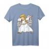 Christkind und Weihnachtsmann T-Shirt  Festliches Geschenk für Weihnachten und den HapBunny, perfekt für Familienfeiern am Weihnachtsabend