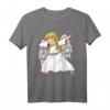 Christkind und Weihnachtsmann T-Shirt  Festliches Geschenk für Weihnachten und den HapBunny, perfekt für Familienfeiern am Weihnachtsabend