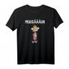 Müder Kaffee Fuchs im Bademantel Büro Comic Lustig Geschenk T-Shirt - Perfekt für Kaffeeliebhaber, Büro, Geburtstag, Ostern & Weihnachten