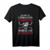 Eishockey Und Warten Auf Eishockey Hockey Spieler T-Shirt  Lustiges Design für Fans und Spieler