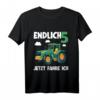 Kinder T-Shirt zum 5. Geburtstag mit Traktor Sprüchen - Lustiges Landmaschinen Design für Jungs und Mädchen, Landwirt-Nachwuchs