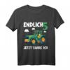 Kinder T-Shirt zum 5. Geburtstag mit Traktor Sprüchen - Lustiges Landmaschinen Design für Jungs und Mädchen, Landwirt-Nachwuchs