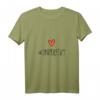 Damen Hashtag UNPERFEKT V-Ausschnitt T-Shirt - Lustiges Geschenk für Frauen, die nicht perfekt sein wollen, mit Herz-Design