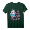 Zu fett fürs Ballett Unicorn Ballerina T-Shirt - Lustiges Statement für Damen und Mädchen, Perfekt als Geschenk zum Muttertag & Weihnachten