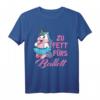 Zu fett fürs Ballett Unicorn Ballerina T-Shirt - Lustiges Statement für Damen und Mädchen, Perfekt als Geschenk zum Muttertag & Weihnachten
