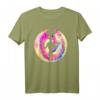 Weltraum UFO T-Shirt mit Außerirdischem Raumschiff - Buntes Alien Design für Geek und Nerds, klassisch geschnitten