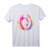Weltraum UFO T-Shirt mit Außerirdischem Raumschiff - Buntes Alien Design für Geek und Nerds, klassisch geschnitten