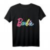 Kinder Barbie T-Shirt für Mädchen  Offizielles Logo, viele Größen & Farben, Bequemer Rundhals-Schnitt