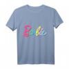 Kinder Barbie T-Shirt für Mädchen  Offizielles Logo, viele Größen & Farben, Bequemer Rundhals-Schnitt