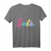 Kinder Barbie T-Shirt für Mädchen  Offizielles Logo, viele Größen & Farben, Bequemer Rundhals-Schnitt