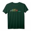 Retro Schwimmen Evolution Geschenk für Schwimmer - Vintage Wassersport T-Shirt mit lustigem Design