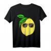 Zitrone Sonnenbrille Sommer Zitrus Frucht T-Shirt für Damen, Herren & Kinder  Lustiges Fruchtmotiv für Sommer, Garten & Fasching