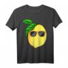Zitrone Sonnenbrille Sommer Zitrus Frucht T-Shirt für Damen, Herren & Kinder  Lustiges Fruchtmotiv für Sommer, Garten & Fasching