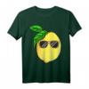 Zitrone Sonnenbrille Sommer Zitrus Frucht T-Shirt für Damen, Herren & Kinder  Lustiges Fruchtmotiv für Sommer, Garten & Fasching