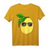 Zitrone Sonnenbrille Sommer Zitrus Frucht T-Shirt für Damen, Herren & Kinder  Lustiges Fruchtmotiv für Sommer, Garten & Fasching