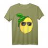 Zitrone Sonnenbrille Sommer Zitrus Frucht T-Shirt für Damen, Herren & Kinder  Lustiges Fruchtmotiv für Sommer, Garten & Fasching