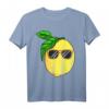 Zitrone Sonnenbrille Sommer Zitrus Frucht T-Shirt für Damen, Herren & Kinder  Lustiges Fruchtmotiv für Sommer, Garten & Fasching