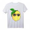 Zitrone Sonnenbrille Sommer Zitrus Frucht T-Shirt für Damen, Herren & Kinder  Lustiges Fruchtmotiv für Sommer, Garten & Fasching