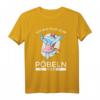 Ich Bin Nur Zum Pöbeln Hier Shirt  Lustiges Ironisches Statement für Partys, Arbeit & Freunde