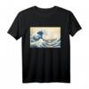 Große Welle vor Kanagawa Katsushika Hokusai Surfing Ocean T-Shirt  Japanische Kunst & Meeresmotiv für Kunstliebhaber
