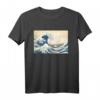 Große Welle vor Kanagawa Katsushika Hokusai Surfing Ocean T-Shirt  Japanische Kunst & Meeresmotiv für Kunstliebhaber