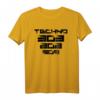 Techno Synthesizer Synth T-Shirt im Retro Vintage Look  Perfekt für elektronische Musiker, DJs, Rave Fans & Festivalbesucher
